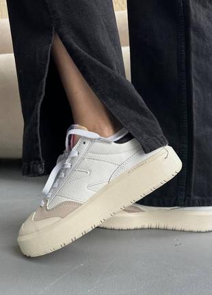 Кроссовки new balance ct 302 white cream