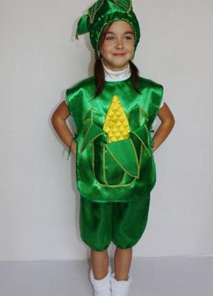 Карнавальный костюм кукуруза №2 (девочка), размеры на рост 110 - 120