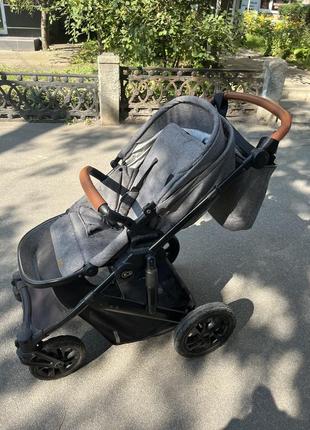 Универсальная коляска kinderkraft moov gray 3 в 1