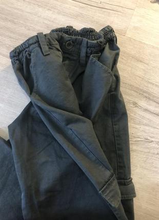 Шикарные джинсы xs, итальялия, темный хаки от бренда subduet6 фото