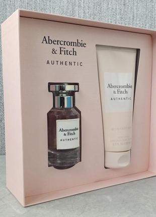 Abercrombie & fitch authentic подарочный набор для женщин (оригинал)