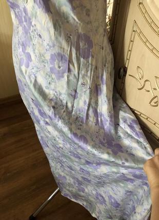 Роскошная шелковая ночнушка, платье комбинация в бельевом стиле, натуральный шелк шёлк5 фото