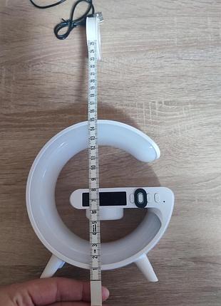 Портативна колонка світильник із бездротовою зарядкою