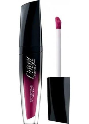 Рідка помада для губ deborah milano volume vinyl lipstick 09 — violet