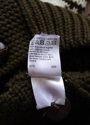 Красивий светр кардиган з візерунком від burton menswear6 фото