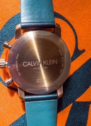 - 59% | мужские швейцарские часы хронограф calvin klein k2g17tc1 (оригинальные, с биркой)5 фото