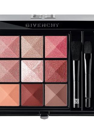 Палітра тіней для повік givenchy le 9 de givenchy multi-finish eyeshadows palette 09