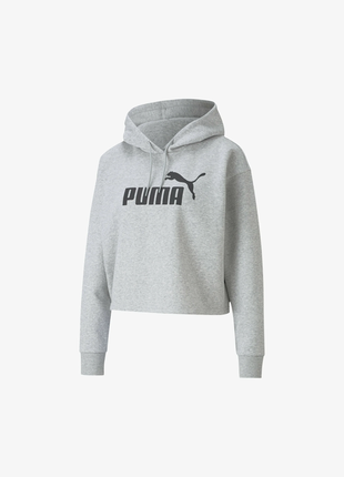 Худі puma women's essentials cropped logo hoodie s  (586869 04)