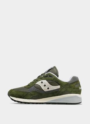 Кроссовки saucony shadow 6000 70441-45s размер 44 темно-зеленый2 фото