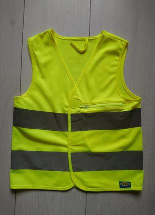 Жилет безрукавка з світловідбиваючими полосками