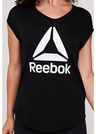 Легкая майка reebok с логотипом. оригинал3 фото