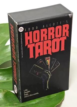 Новинка! карты таро ужасов от тода алкотта todd alcott's horror tarot