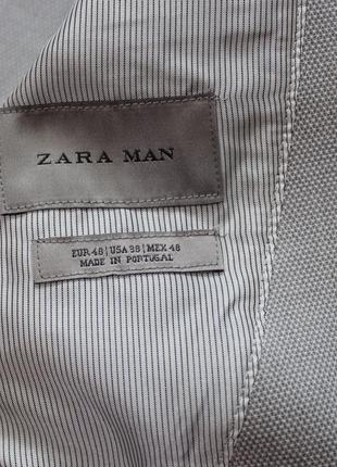 Класний приталений блейзер від zara man7 фото