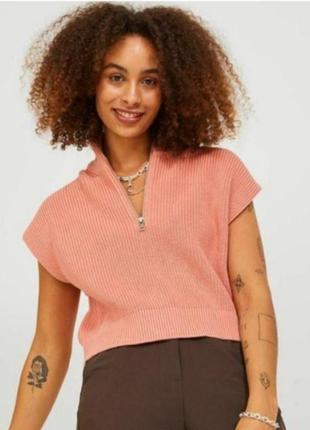 Свитер без рукавов/стильный жилет