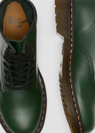 Черевики ботинки dr. martens 1460 зелені smooth leather original3 фото