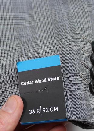Класний приталений піджак в клітинку від cedarwood state9 фото
