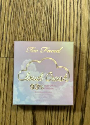 Румяна для лица too faced, оттенок velvet cruch