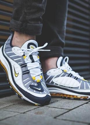 Nike air max 98 white tour yellow cheap