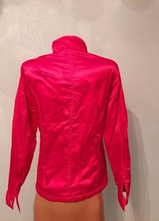 Легкая розовая куртка, курточка ветровка2 фото