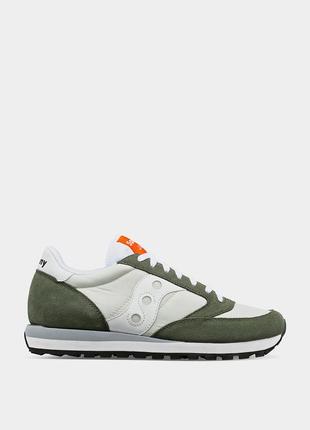 Кроссовки saucony jazz original 2044-666s размер 42.5 зелено-белый