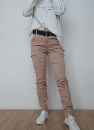 Женские/ подростковые брюки джоггеры с высокой посадкой, 42/s2 фото