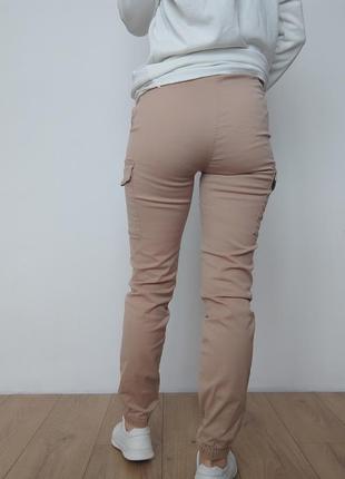 Женские/ подростковые брюки джоггеры с высокой посадкой, 42/s3 фото