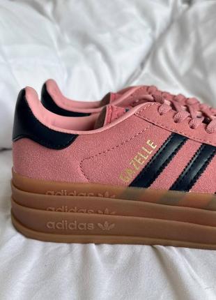 Кроссовки adidas gazelle pink10 фото