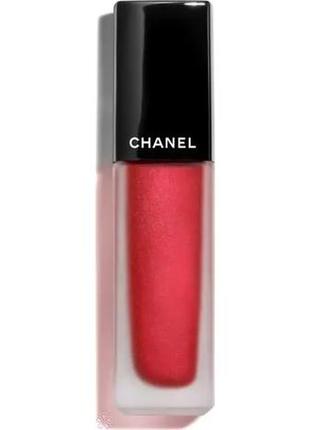 Рідка помада для губ chanel rouge allure ink 208 — metallic red