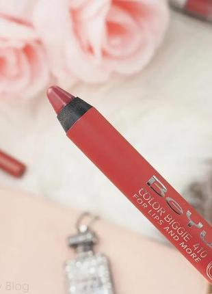 Помада-карандаш для губ beyu color biggie for lips and more 410 - dusty rose9 фото