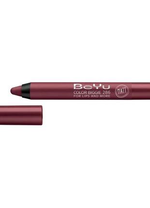 Помада-карандаш для губ beyu color biggie for lips and more 410 - dusty rose3 фото