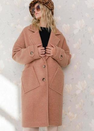 Женское демисезонное пальто stimma полин светлая карамель
