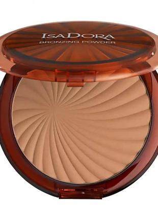 Бронзувальна пудра для обличчя isadora bronzing powder 05 — matte tan3 фото