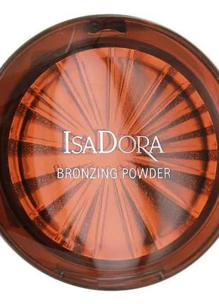 Бронзувальна пудра для обличчя isadora bronzing powder 05 — matte tan4 фото