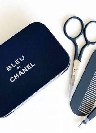 Chanel bleu de chanel набор (щипцы + ножницы + расческа)1 фото