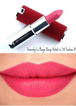 Помада для губ givenchy le rouge deep velvet lipstick 34 - rouge safran6 фото