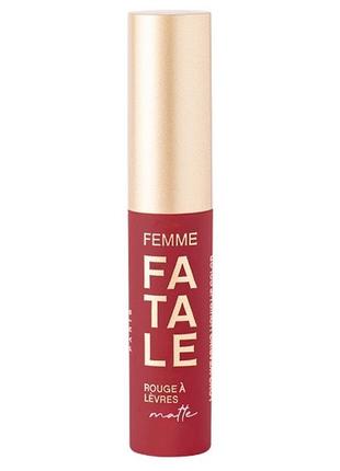 Рідка помада для губ vivienne sabo paris femme fatale rouge a levres matte 15 — light marsala