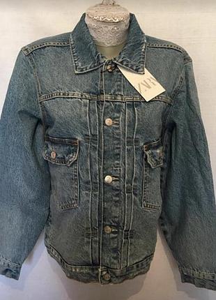 Мужская джинсовая куртка жакет zara / чоловіча джинсова куртка zara