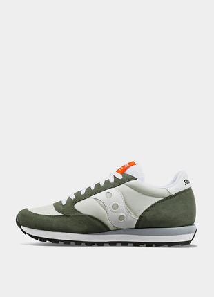 Кроссовки saucony jazz original 2044-666s размер 47 зелено-белый4 фото