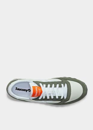 Кроссовки saucony jazz original 2044-666s размер 47 зелено-белый2 фото