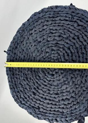 Декоративний плетений кошик-підставка для затишного інтер'єру, 1 шт5 фото