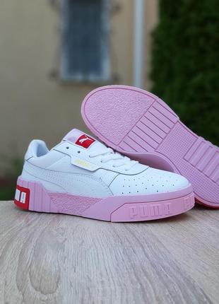 Puma damskie 🆕 женские кроссовки пума 🆕 розовый/белый5 фото