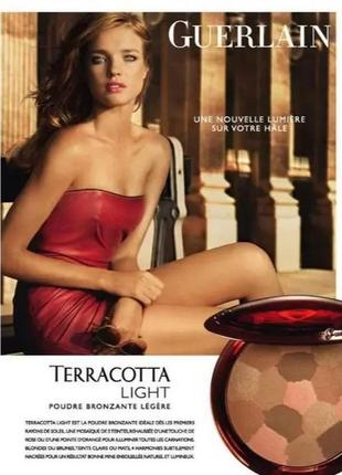 Пудра для обличчя guerlain terracotta light sheer bronzing powder 04 — sun blondes, тестер8 фото