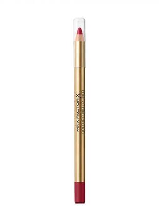 Олівець для губ max factor colour elixir lip liner 075 — rich wine