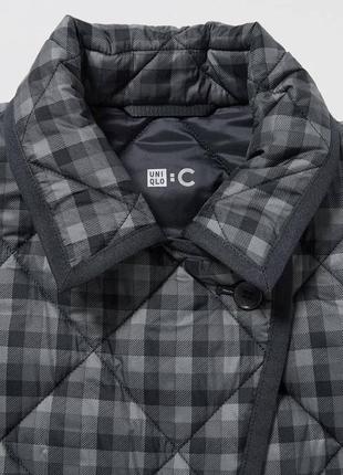 Пальто uniqlo:c сіре warm padded oversized coat7 фото