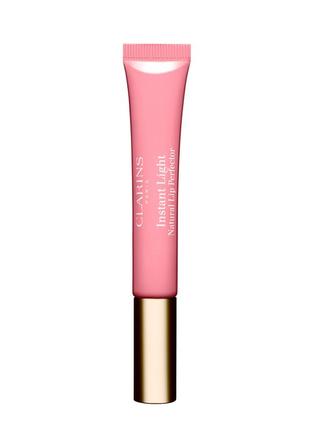 Блеск для губ clarins natural lip perfector 01 - rose shimmer1 фото