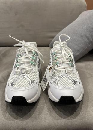 Кроссовки adidas ozmillen cloud white/clear mint/halo blue, 41 размер 26см1 фото