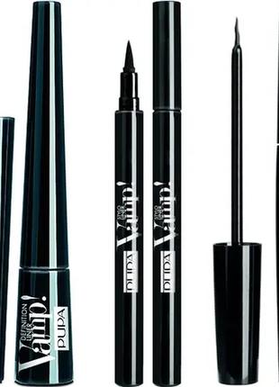 Подводка для глаз pupa vamp! definition liner 300 - dark blue (темно-синий)7 фото