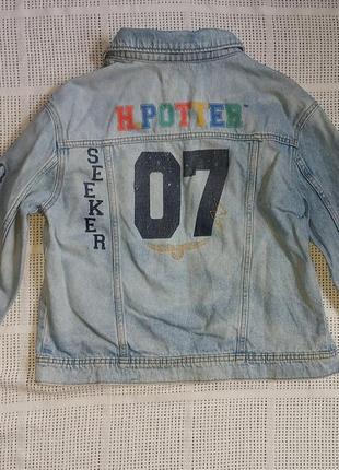 Джинсовая курточка,джинсовка, бомбер гарри поттер на 12-13роков