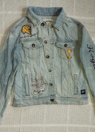 Джинсовая курточка,джинсовка, бомбер гарри поттер на 12-13роков3 фото