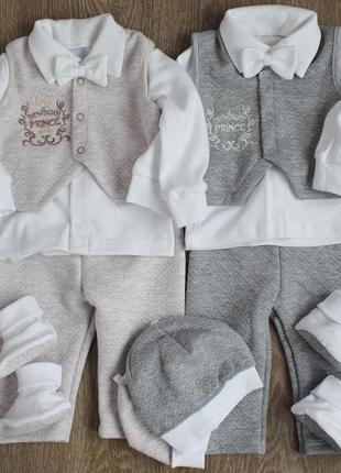 Святковий костюм для новонародженого хлопчика, від 625 грн6 фото